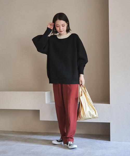 coen（コーエン）の「カルゼイージーテーパードパンツ（その他パンツ・レディース・ブラック/ダークブラウン/ロイヤルブルー/レンガ・SMALL/MEDIUM/LARGE）」の18枚目の写真