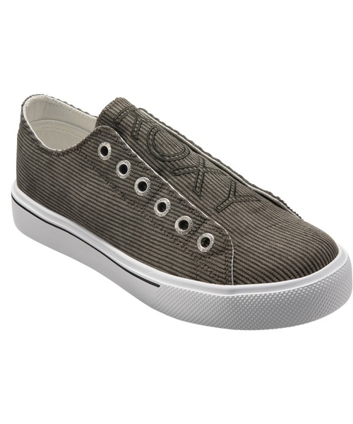 ROXY(ロキシー)の「LIGHT UP CORDUROY/ロキシーコーデュロイスニーカー(スニーカー・レディース・ベージュ/レッド/グレー・24.5cm/23.5cm/24cm/25cm/23cm)」の2枚目の写真