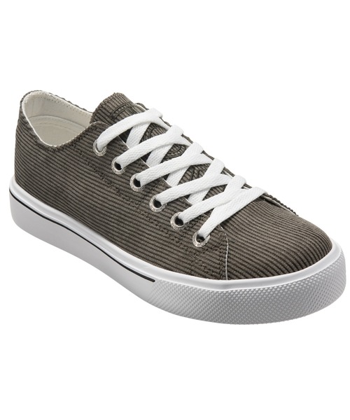 ROXY(ロキシー)の「LIGHT UP CORDUROY/ロキシーコーデュロイスニーカー(スニーカー・レディース・ベージュ/レッド/グレー・24.5cm/23.5cm/24cm/25cm/23cm)」の7枚目の写真