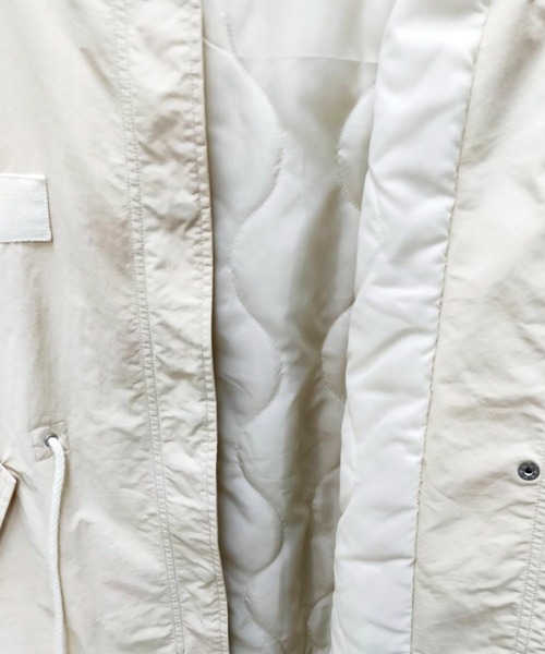 RETRO GIRL（レトロガール）の「中綿ミリタリーコート（ミリタリージャケット・レディース・グリーン/ブラック/アイボリー・FREE）」の19枚目の写真