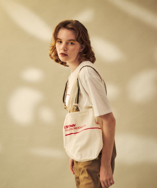 idem(イデム)の「Staff Sheeting Bag【idem × BROWN THEATRE PRODUCTS】(トートバッグ・レディース・オフホワイト・FREE)」の2枚目の写真