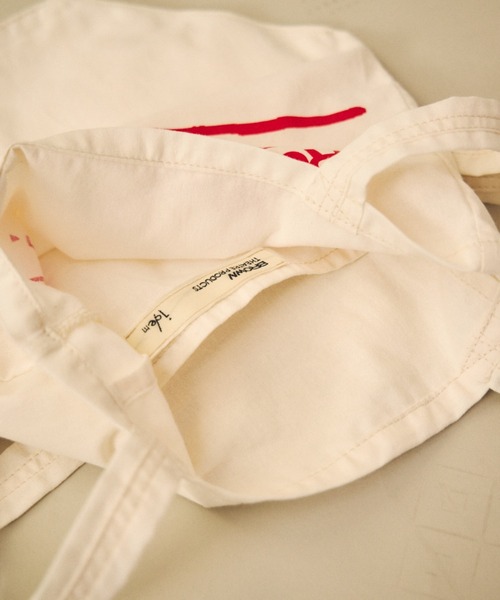 idem(イデム)の「Staff Sheeting Bag【idem × BROWN THEATRE PRODUCTS】(トートバッグ・レディース・オフホワイト・FREE)」の3枚目の写真