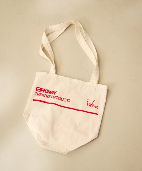 idem(イデム)の「Staff Sheeting Bag【idem × BROWN THEATRE PRODUCTS】(トートバッグ・レディース・オフホワイト・FREE)」の8枚目の写真