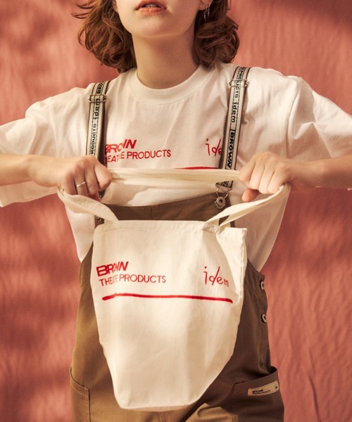idem(イデム)の「Staff Sheeting Bag【idem × BROWN THEATRE PRODUCTS】(トートバッグ・レディース・オフホワイト・FREE)」の9枚目の写真