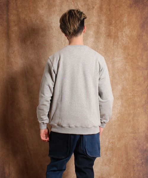 JUGLANS(ユグランス)の「【WILDERNESS EXPERIENCE】CAMP CREW SWEAT/クルーネックスウェット/メンズ(スウェット・メンズ・ベージュ/グレー/ホワイト・M/L/XL)」の6枚目の写真