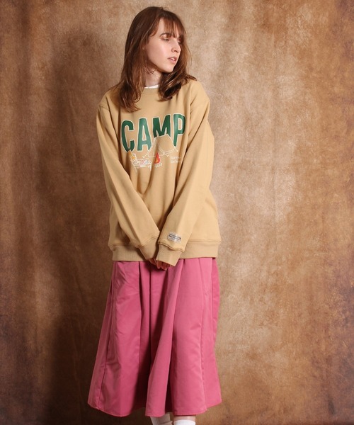 JUGLANS(ユグランス)の「【WILDERNESS EXPERIENCE】CAMP CREW SWEAT/クルーネックスウェット/メンズ(スウェット・メンズ・ベージュ/グレー/ホワイト・M/L/XL)」の10枚目の写真