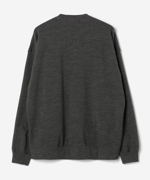GYMPHLEX（ジムフレックス）の「1906 Gymphlex SPORT WEAR | ウールストレッチインレイ クルーネックプルオーバー MEN（Tシャツ/カットソー・メンズ・チャコール/ブラック・LARGE/MEDIUM）」の3枚目の写真