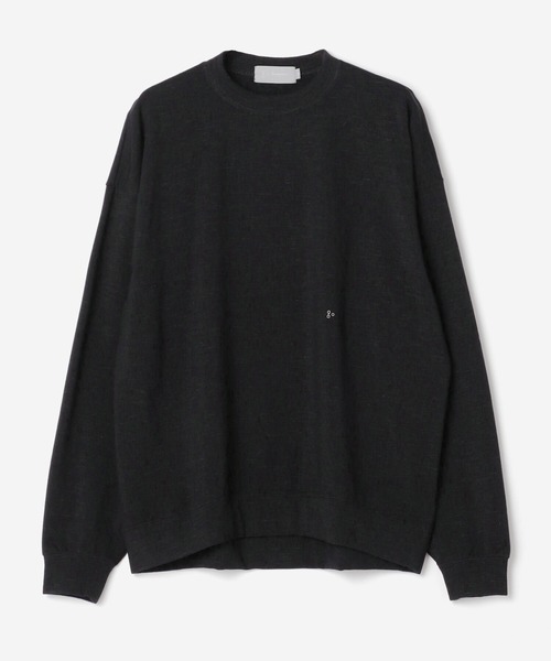 GYMPHLEX（ジムフレックス）の「1906 Gymphlex SPORT WEAR | ウールストレッチインレイ クルーネックプルオーバー MEN（Tシャツ/カットソー・メンズ・チャコール/ブラック・LARGE/MEDIUM）」の18枚目の写真