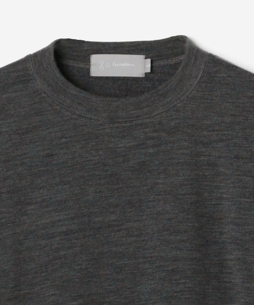 GYMPHLEX（ジムフレックス）の「1906 Gymphlex SPORT WEAR | ウールストレッチインレイ クルーネックプルオーバー MEN（Tシャツ/カットソー・メンズ・チャコール/ブラック・LARGE/MEDIUM）」の13枚目の写真