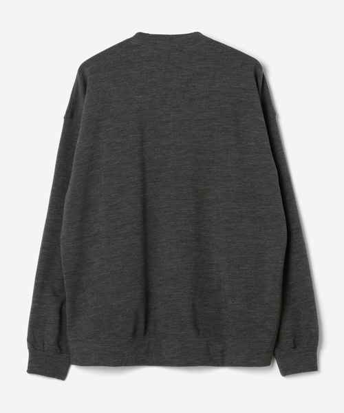 GYMPHLEX（ジムフレックス）の「1906 Gymphlex SPORT WEAR | ウールストレッチインレイ クルーネックプルオーバー MEN（Tシャツ/カットソー・メンズ・チャコール/ブラック・LARGE/MEDIUM）」の12枚目の写真