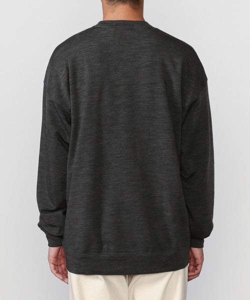 GYMPHLEX（ジムフレックス）の「1906 Gymphlex SPORT WEAR | ウールストレッチインレイ クルーネックプルオーバー MEN（Tシャツ/カットソー・メンズ・チャコール/ブラック・LARGE/MEDIUM）」の10枚目の写真
