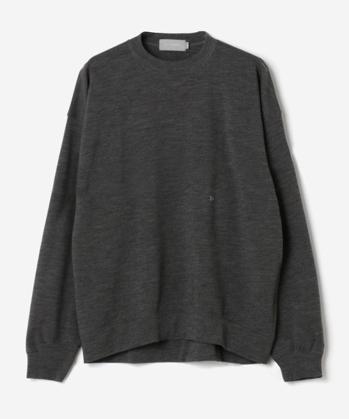 GYMPHLEX（ジムフレックス）の「1906 Gymphlex SPORT WEAR | ウールストレッチインレイ クルーネックプルオーバー MEN（Tシャツ/カットソー・メンズ・チャコール/ブラック・LARGE/MEDIUM）」の11枚目の写真