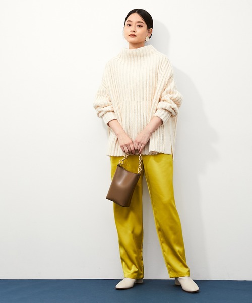 ADAM ET ROPE'(アダムエロペ)の「ダブルポケットチェーンショルダー(ショルダーバッグ・レディース・ライトグレー/ブラウン/オレンジ・FREE)」の6枚目の写真
