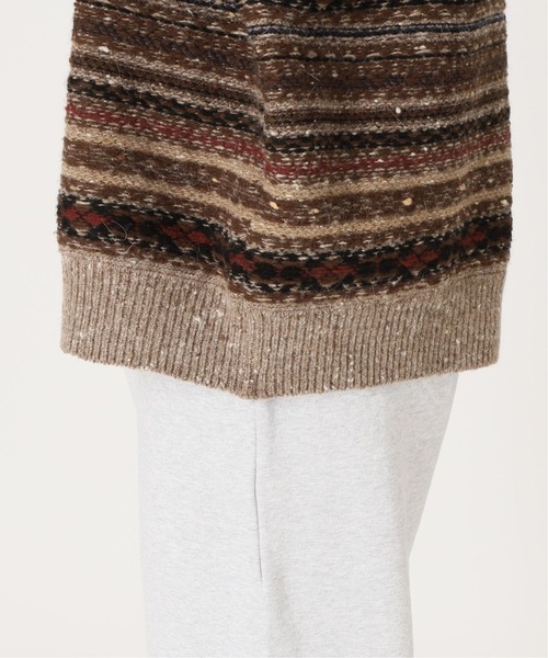 LENO（リノ）の「【LENO×JS】 JAQUARD KNIT CHANKY CREW（ニット