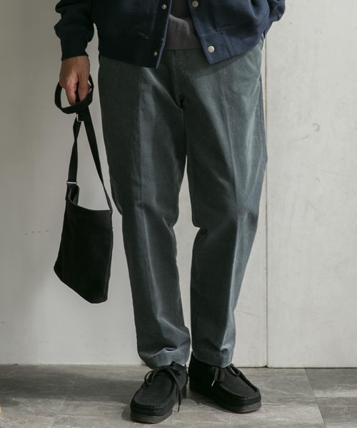 URBAN RESEARCH DOORS（アーバンリサーチドアーズ）の「コーデュロイ テーパードトラウザー（その他パンツ・メンズ・ブラウン/グレー系その他/ブルー系その他/チャコールグレー・38/36/40）」の13枚目の写真