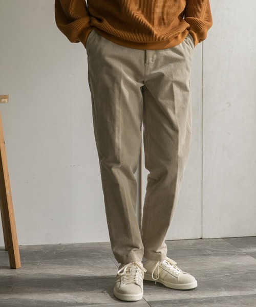 URBAN RESEARCH DOORS（アーバンリサーチドアーズ）の「コーデュロイ テーパードトラウザー（その他パンツ・メンズ・ブラウン/グレー系その他/ブルー系その他/チャコールグレー・38/36/40）」の18枚目の写真