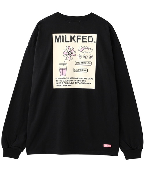 MILKFED.(ミルクフェド)の「LS TEE FLOWER VASE(Tシャツ/カットソー・レディース・ライトパープル/ライトブルー/ホワイト/ブラック・ONE SIZE)」の6枚目の写真