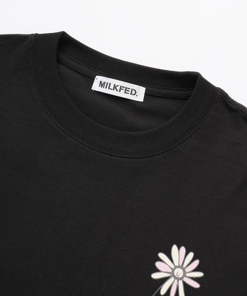 MILKFED.(ミルクフェド)の「LS TEE FLOWER VASE(Tシャツ/カットソー・レディース・ライトパープル/ライトブルー/ホワイト/ブラック・ONE SIZE)」の8枚目の写真