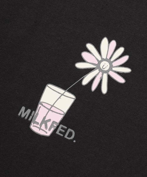 MILKFED.(ミルクフェド)の「LS TEE FLOWER VASE(Tシャツ/カットソー・レディース・ライトパープル/ライトブルー/ホワイト/ブラック・ONE SIZE)」の12枚目の写真