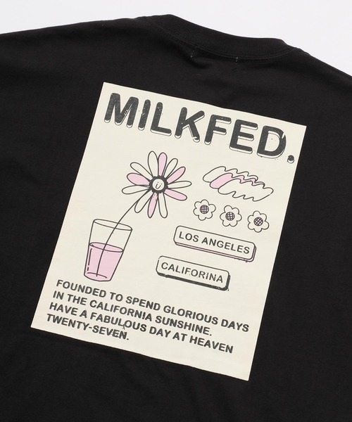 MILKFED.(ミルクフェド)の「LS TEE FLOWER VASE(Tシャツ/カットソー・レディース・ライトパープル/ライトブルー/ホワイト/ブラック・ONE SIZE)」の16枚目の写真