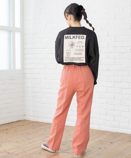 MILKFED.(ミルクフェド)の「LS TEE FLOWER VASE(Tシャツ/カットソー・レディース・ライトパープル/ライトブルー/ホワイト/ブラック・ONE SIZE)」の21枚目の写真