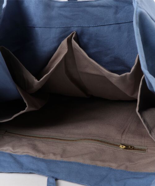 on the day（オンザデイ）の「マーケットバッグ パーテーション L（トートバッグ・レディース・ブルー/イエロー/グレー・FREE）」の14枚目の写真