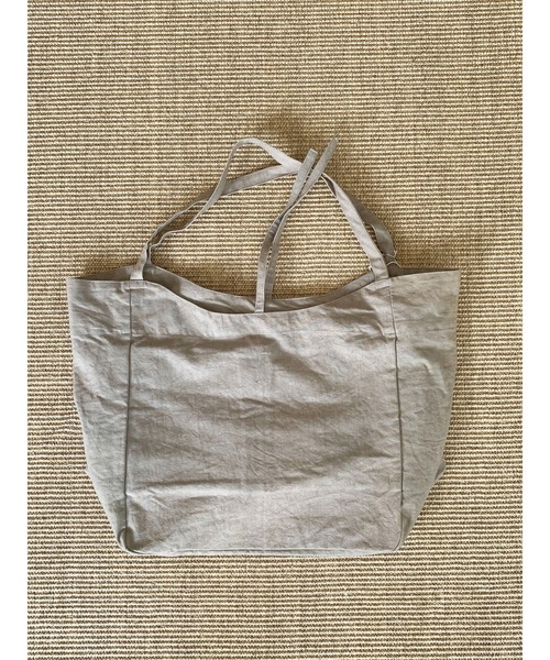 on the day（オンザデイ）の「マーケットバッグ パーテーション L（トートバッグ・レディース・ブルー/イエロー/グレー・FREE）」の12枚目の写真