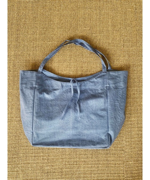 on the day（オンザデイ）の「マーケットバッグ パーテーション L（トートバッグ・レディース・ブルー/イエロー/グレー・FREE）」の8枚目の写真