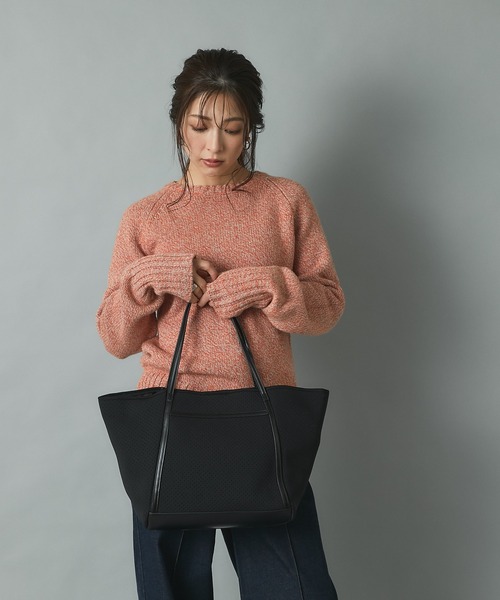 RIVE DROITE(リヴドロワ)の「【R.good(アールドットグッド)】ウエットパンチングトート(トートバッグ・レディース・ブラック/グレー/ベージュ・FREE)」の22枚目の写真