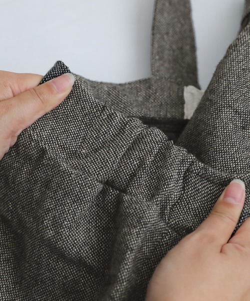 osharewalker（オシャレウォーカー）の「【廃盤】『ツイードコクーンサロペット』（サロペット/オーバーオール・レディース・グレー・FREE）」の21枚目の写真