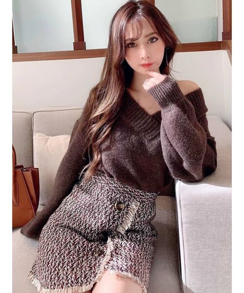 RESEXXY(リゼクシー)の「ツイードデザインスカパン(その他パンツ・レディース・ブラック/その他/その他1・FREE)」の7枚目の写真