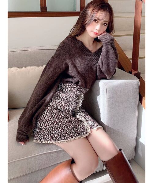 RESEXXY(リゼクシー)の「ツイードデザインスカパン(その他パンツ・レディース・ブラック/その他/その他1・FREE)」の10枚目の写真