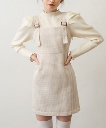 OLIVE des OLIVE | ツイードミニジャンスカ(ワンピース)
