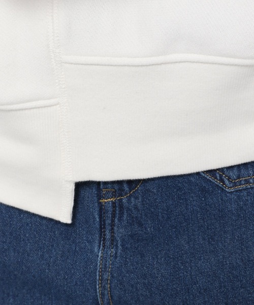 niko and...(ニコアンド)の「裏毛リメイクライクロゴパーカー(パーカー・レディース・ホワイト/グレー/モカ/ネイビー・MEDIUM/LARGE)」の9枚目の写真