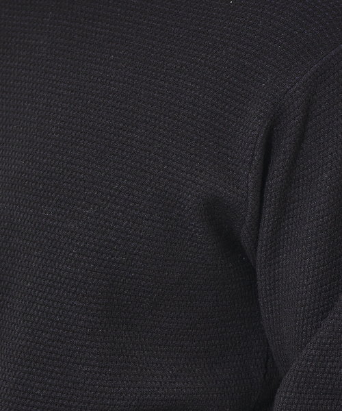 ABAHOUSE GRAY(アバハウスグレイ)の「【裏配色】カノコ プルオーバー クルーネック ニット(ニット/セーター・メンズ・ブラック/ピンクベージュ/グレイッシュブルー/ホワイト・46/48)」の11枚目の写真