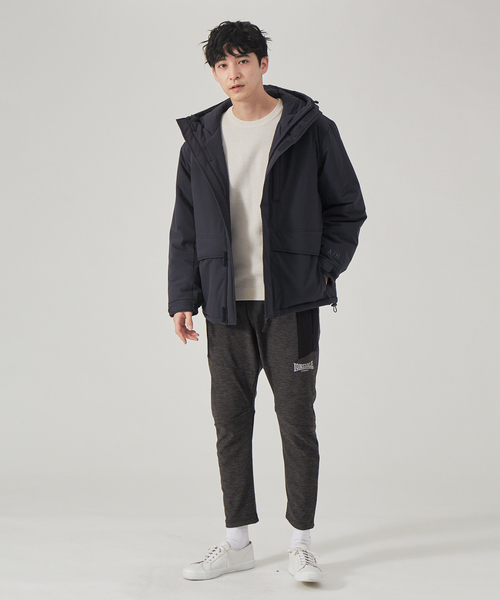 ABAHOUSE GRAY(アバハウスグレイ)の「【裏配色】カノコ プルオーバー クルーネック ニット(ニット/セーター・メンズ・ブラック/ピンクベージュ/グレイッシュブルー/ホワイト・46/48)」の14枚目の写真