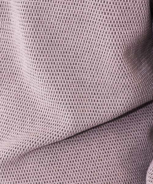 ABAHOUSE GRAY(アバハウスグレイ)の「【裏配色】カノコ プルオーバー クルーネック ニット(ニット/セーター・メンズ・ブラック/ピンクベージュ/グレイッシュブルー/ホワイト・46/48)」の20枚目の写真