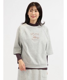 裏ボアプルオーバーカットソー