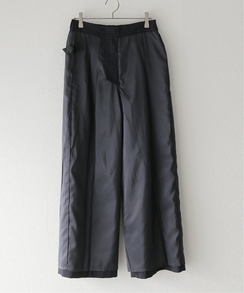 JOURNAL STANDARD（ジャーナルスタンダード）の「SOLOサキソニーワイドパンツ（その他パンツ・レディース・チャコールグレー/ベージュ/ダークブルー・38/36）」の11枚目の写真