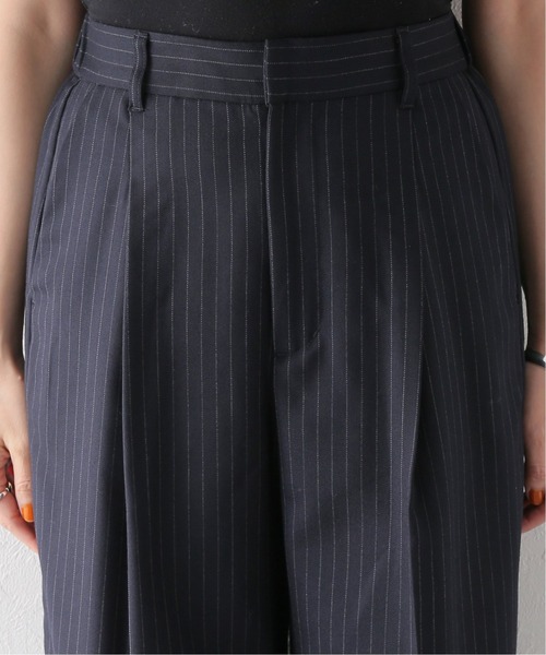 JOURNAL STANDARD（ジャーナルスタンダード）の「SOLOサキソニーワイドパンツ（その他パンツ・レディース・チャコールグレー/ベージュ/ダークブルー・38/36）」の14枚目の写真