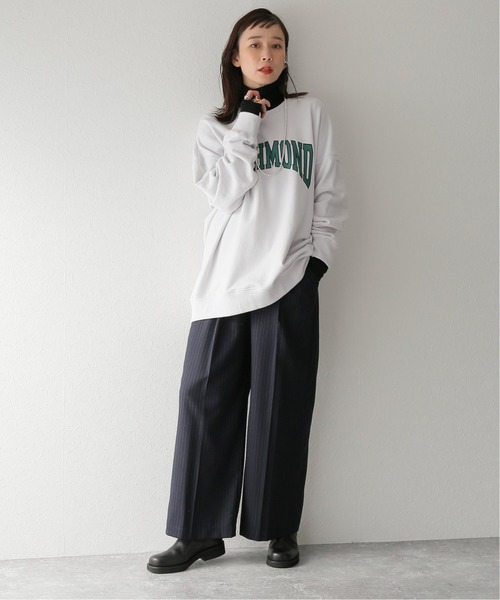 JOURNAL STANDARD（ジャーナルスタンダード）の「SOLOサキソニーワイドパンツ（その他パンツ・レディース・チャコールグレー/ベージュ/ダークブルー・38/36）」の22枚目の写真