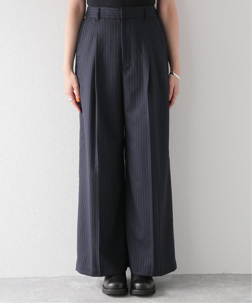 JOURNAL STANDARD（ジャーナルスタンダード）の「SOLOサキソニーワイドパンツ（その他パンツ・レディース・チャコールグレー/ベージュ/ダークブルー・38/36）」の21枚目の写真