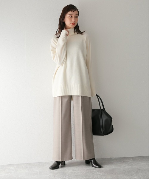 JOURNAL STANDARD（ジャーナルスタンダード）の「SOLOサキソニーワイドパンツ（その他パンツ・レディース・チャコールグレー/ベージュ/ダークブルー・38/36）」の16枚目の写真