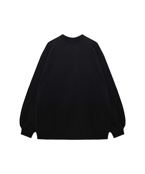 ANDGEEBEE（アンジービー）の「【UNISEX】サークルロゴ裏起毛スウェット（スウェット・レディース・ブラック/ホワイト・MEDIUM）」の6枚目の写真