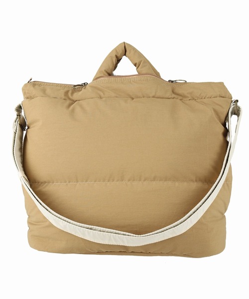 ROOTOTE(ルートート)の「ROOTOTE×NISHIKAWA アップサイクルダウンルートート/フェザールー.デリ 2WAY.OFTON-A(ショルダーバッグ・レディース・ネイビー/キャメル/サックスブルー・FREE)」の1枚目の写真