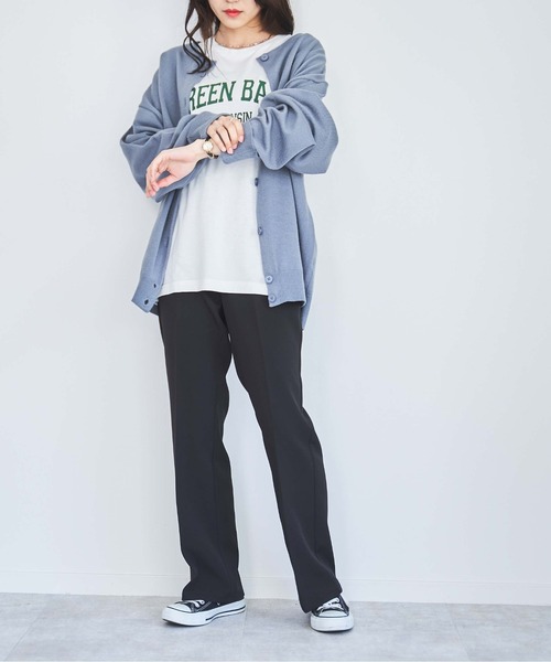 WEGO（ウィゴー）の「WEGO/【WEB限定】2WAYボリュームスリーブカラーカーディガン（カーディガン/ボレロ・レディース・ホワイト/ブラック/サックスブルー/ピンク/グリーン/ダークオレンジ・FREE）」の21枚目の写真