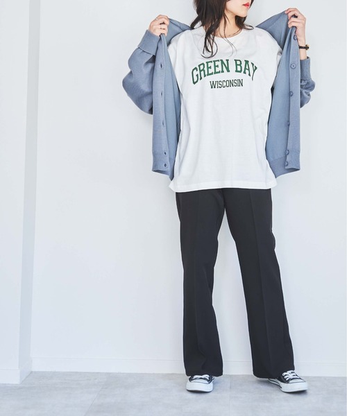 WEGO（ウィゴー）の「WEGO/【WEB限定】2WAYボリュームスリーブカラーカーディガン（カーディガン/ボレロ・レディース・ホワイト/ブラック/サックスブルー/ピンク/グリーン/ダークオレンジ・FREE）」の22枚目の写真