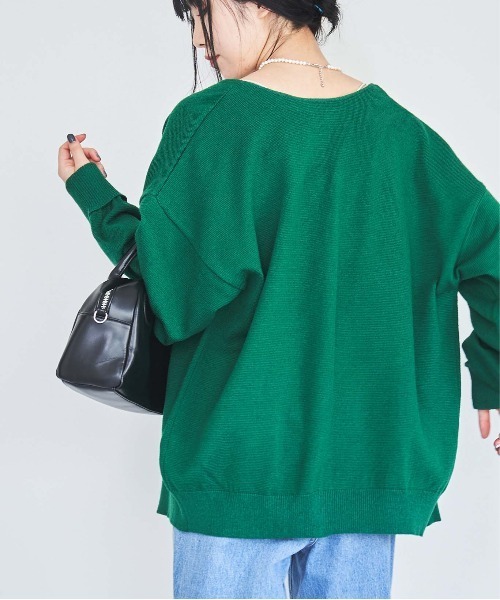 WEGO（ウィゴー）の「WEGO/【WEB限定】2WAYボリュームスリーブカラーカーディガン（カーディガン/ボレロ・レディース・ホワイト/ブラック/サックスブルー/ピンク/グリーン/ダークオレンジ・FREE）」の18枚目の写真