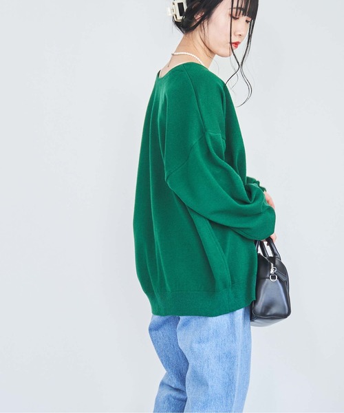 WEGO（ウィゴー）の「WEGO/【WEB限定】2WAYボリュームスリーブカラーカーディガン（カーディガン/ボレロ・レディース・ホワイト/ブラック/サックスブルー/ピンク/グリーン/ダークオレンジ・FREE）」の17枚目の写真