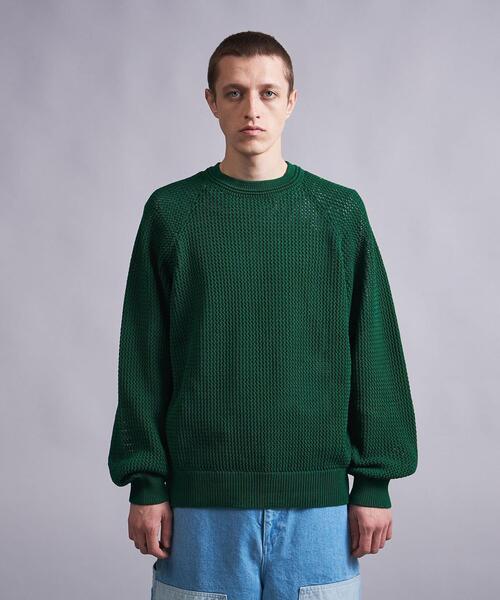 MONKEY TIME（モンキータイム）の「＜monkey time＞ CTN CLSC MESH CN/ニット（ニット/セーター・メンズ・ナチュラル/ケリー・S/M/L）」の12枚目の写真